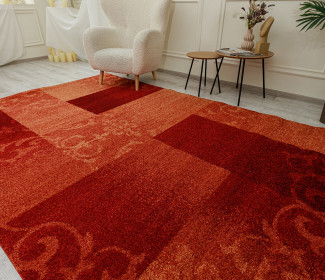 Ворсистий килим WELLNESS 5129 orange