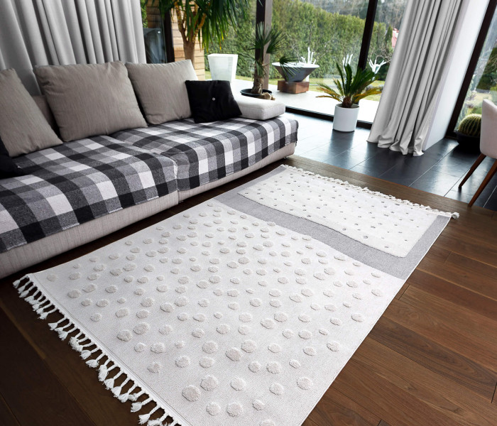 Ковер BILBAO KIDS GD57A grey/white 1