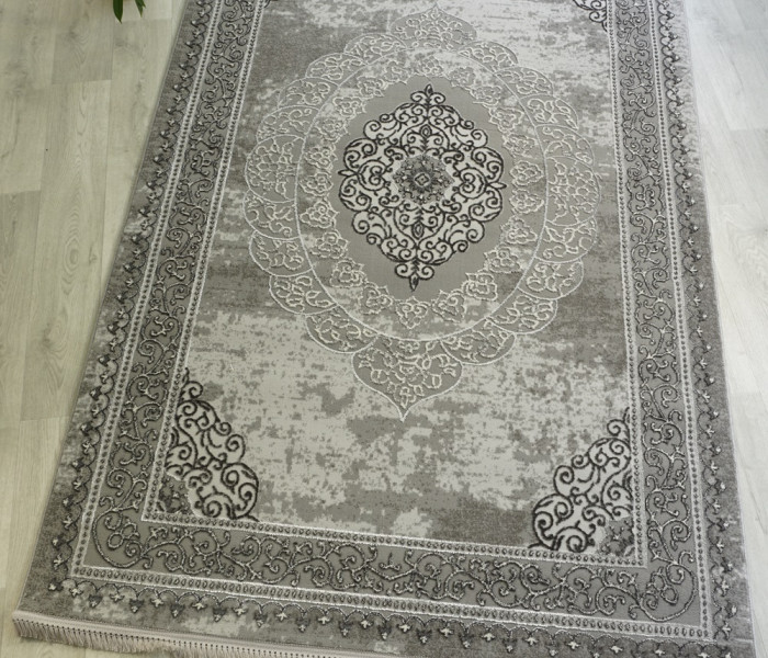 Акриловий килим LEVADO 08098A L.Grey/L.Grey 1