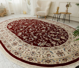 Ковер ESFEHAN 4904A D.RED/IVORY
