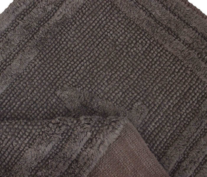 Коврик для ванной 80052 WOVEN RUG dk.grey 3