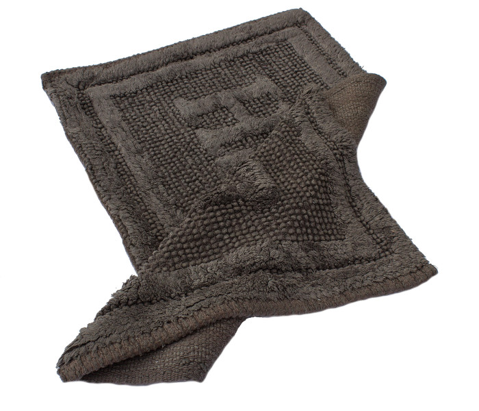 Коврик для ванной 16304 WOVEN RUG dk.grey 1