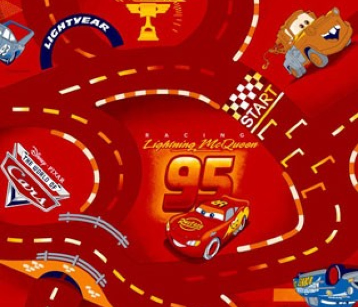 Дитячий ковролін CARS FELT 1