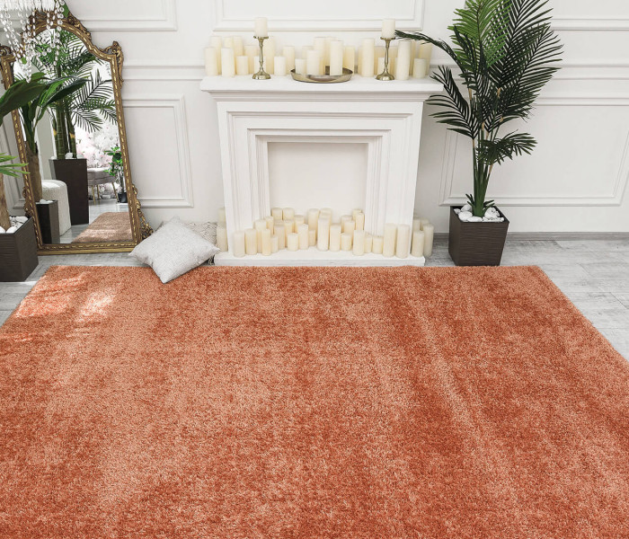 Килим PUFFY-4B P001A brick red 2