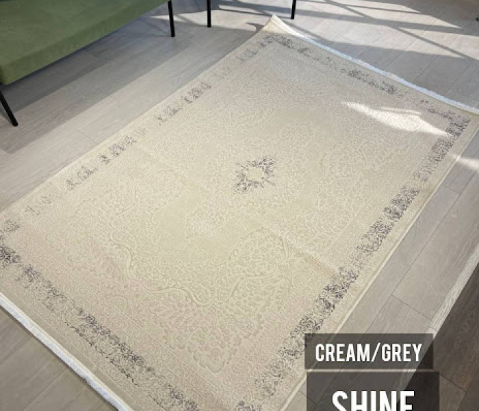 Современный ковер Shine 0055A Cream/Grey 1