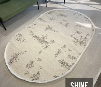 Сучасний килим Shine 0075A Cream/Grey
