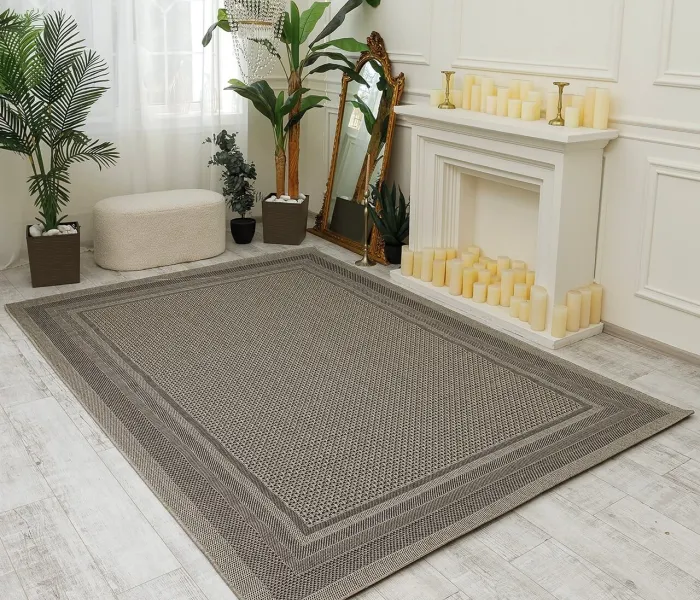 Безворсовый ковер NATURA B3678A k.beige