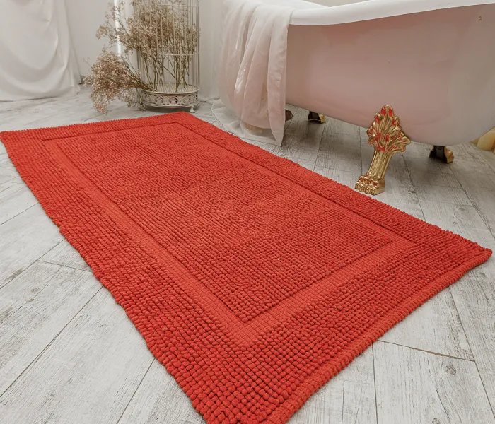 Коврик для ванной 16514 WOVEN RUG orange 2