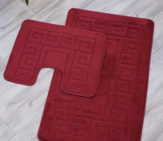 Комплект для ванной комнаты MAXIMUS ETHNIC BURGUNDY