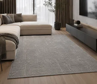 Ковер Ezel D1286 dark gray