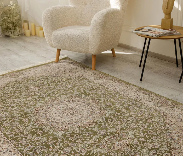 Килим ESFEHAN 7786A green/ivory
