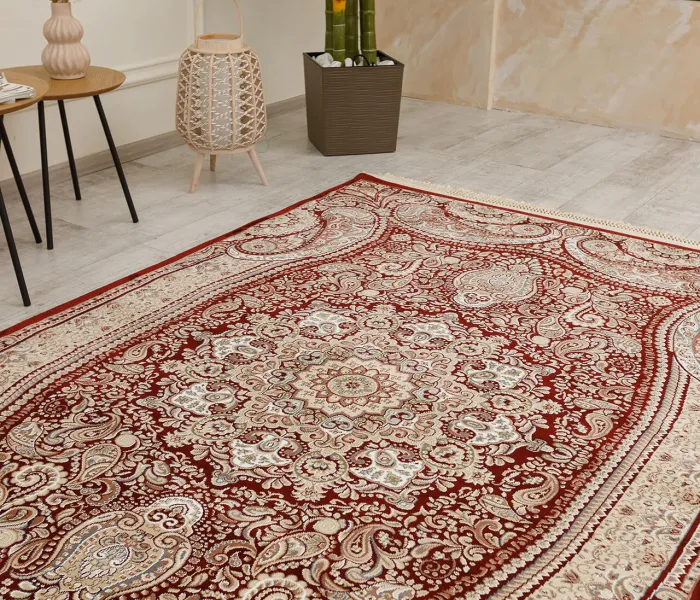 Килим ESFEHAN 9648A D.RED/IVORY  4