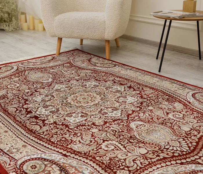 Килим ESFEHAN 9648A D.RED/IVORY 