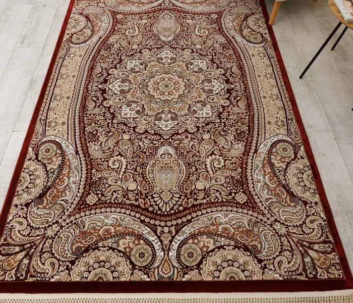 Килим ESFEHAN 9648A D.RED/IVORY  2