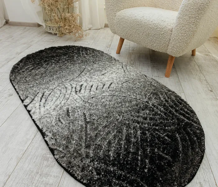 Килим LUNA 2434B P.Black/P.Grey 2