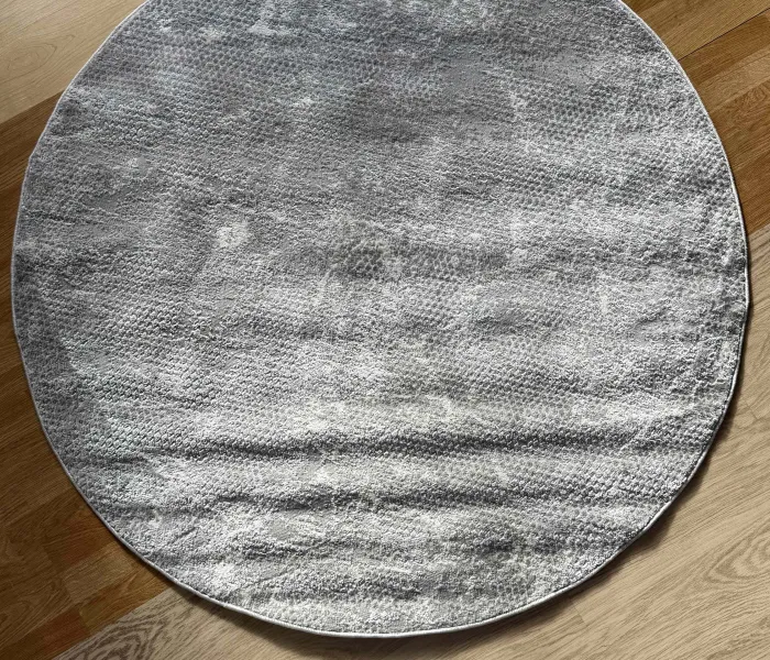 Килим Ezel D1236 light gray круг 4