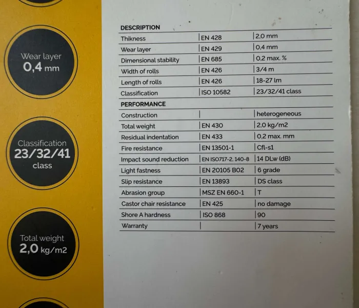 Напівкомерційний лінолеум Grabo Astral Color 3 м; 4 м 16