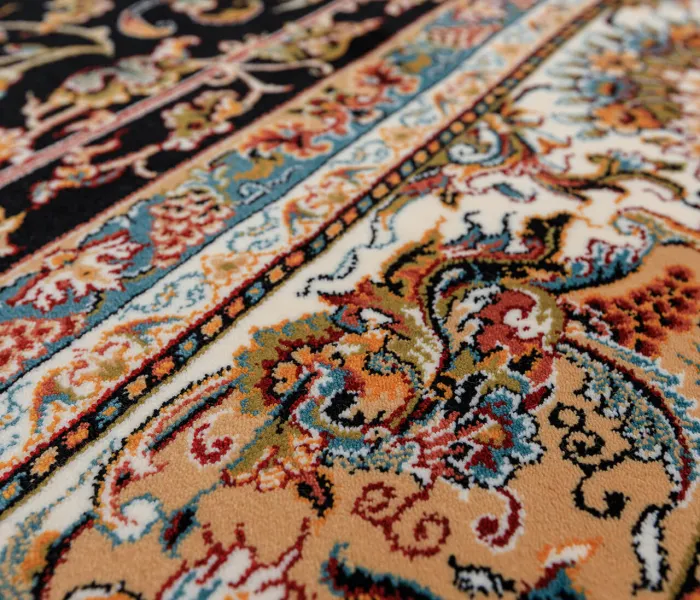 Перський килим Kashan P553 dark blue 14