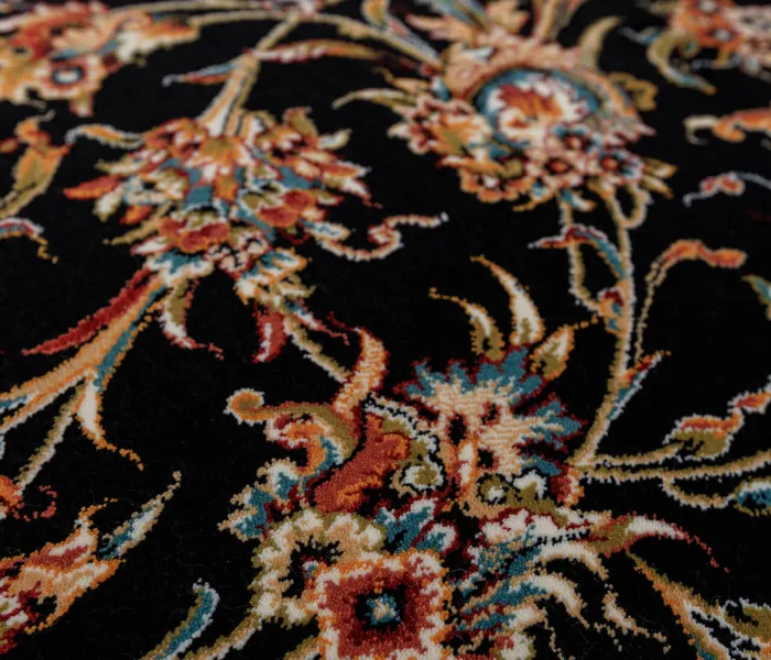 Перський килим Kashan P553 dark blue 11