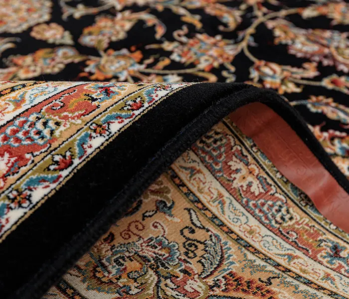 Перський килим Kashan P553 dark blue 10