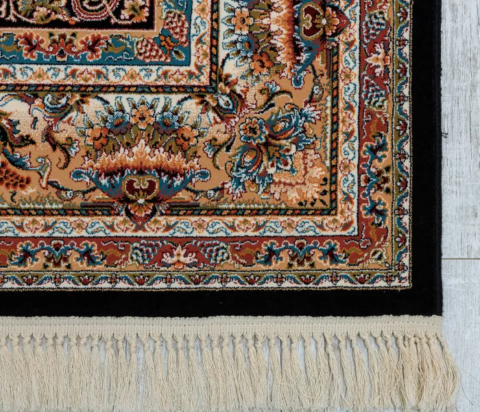 Перський килим Kashan P553 dark blue 8