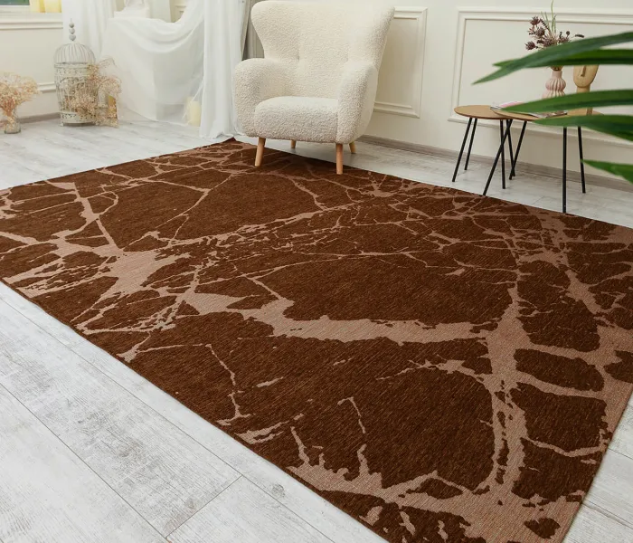 Современный ковер LOTUS 114211 brown 1