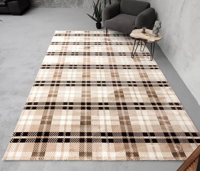 Сучасний килим PESAN W2314 l.bej/brown