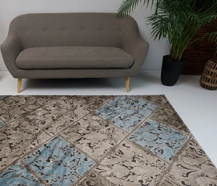 Килим TANGO ASMIN 9271A D.BEIGE/NILE BLUE 9