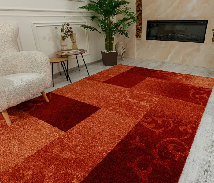 Ворсистий килим WELLNESS 5129 orange 6