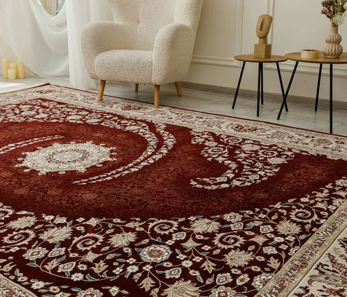 Килим ESFEHAN 7927A D.RED/IVORY