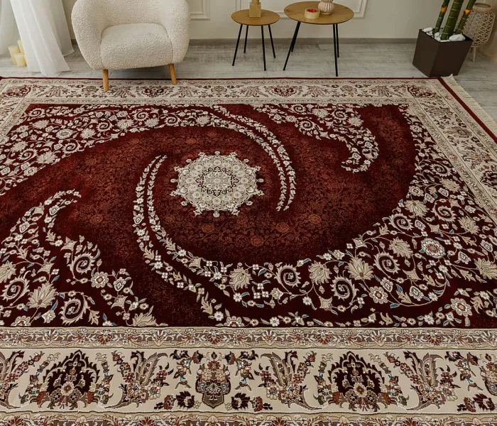 Килим ESFEHAN 7927A D.RED/IVORY 13