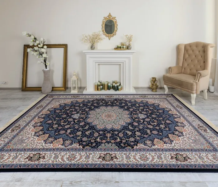 Перський килим SHAHRIYAR 004 dark blue 2